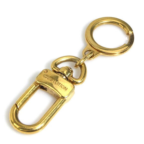 Auth LOUIS VUITTON Anneau Cles Key Ring Gold Metal - Picture 1 of 16